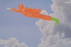 Beyond, 90 x 100 cm, olieverf op mdf.  Verkocht.