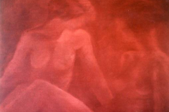 Vrouwen 3,  100 x 120, olieverf op doek.
